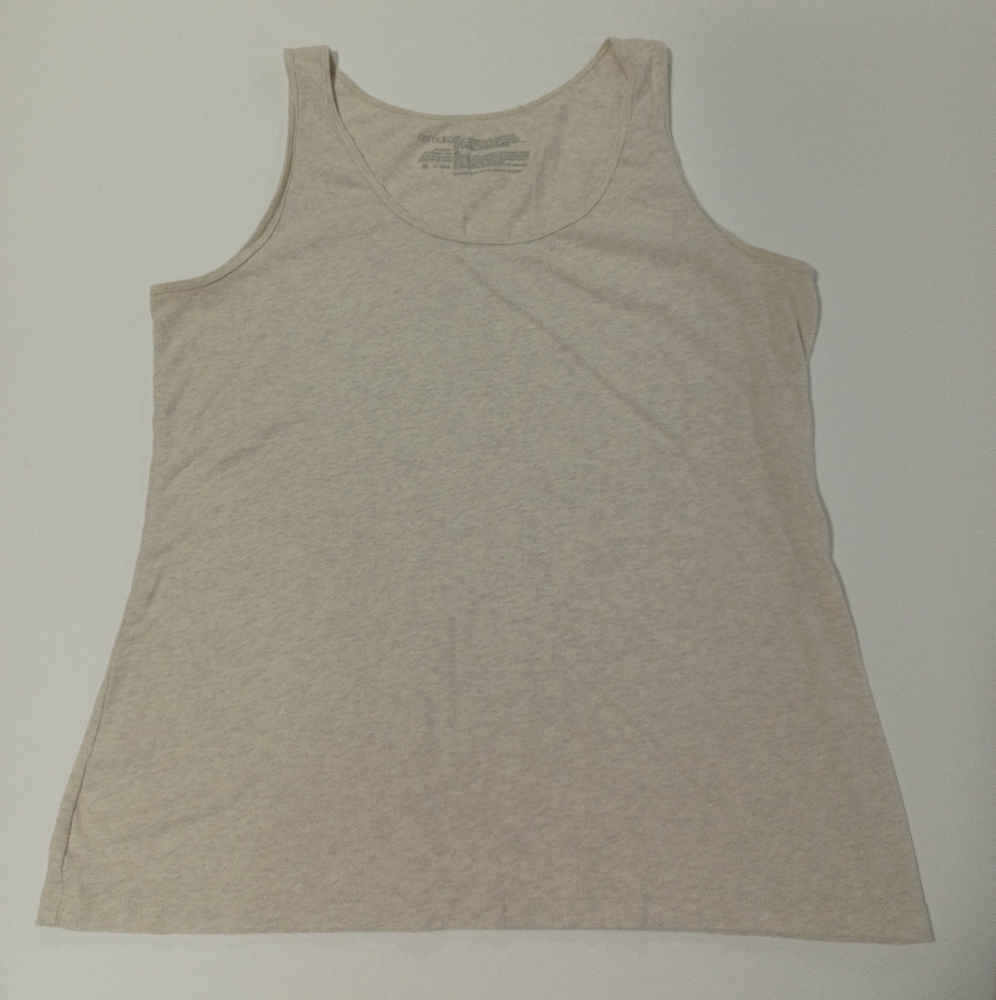 Basic Must have Beige Tank Top for Women - Picture 1 of 5